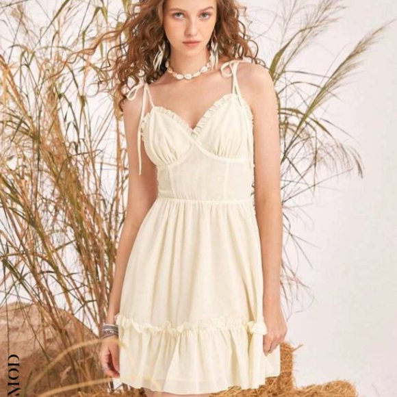 White Flowy Dress - Picture 7 of 7